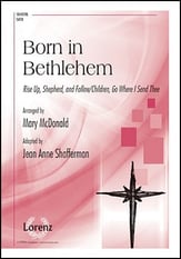 Born in Bethlehem SATB choral sheet music cover